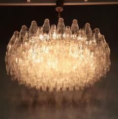  Seguso Huge Polyhedral Murano Glass Chandelier in the style of Carlo Scarpa ca 1964 - 547640
