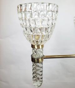  Seguso Mid Century Italian Murano Glass Chandelier by S guso - 3125239