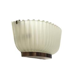  Seguso Mid Century Modern by Archimede Seguso Couple of Italian Wall Lamps Sconces - 3233602