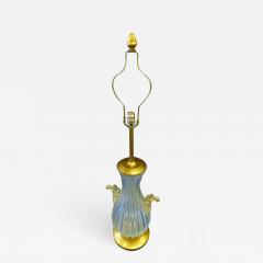  Seguso Monumental Seguso Clear and Gold Murano Glass Lamp - 552878