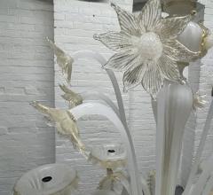  Seguso Murano Seguso Floral Chandelier - 3130897