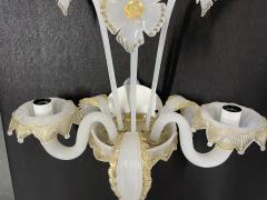  Seguso Murano Seguso Floral Wall Sconces Pair - 3136880