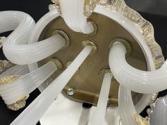  Seguso Murano Seguso Floral Wall Sconces Pair - 3136884