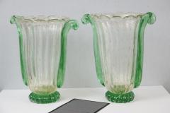  Seguso Pair of Large Murano Vases by Seguso - 874209