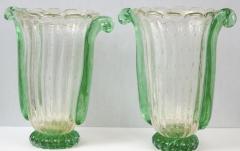  Seguso Pair of Large Murano Vases by Seguso - 874210