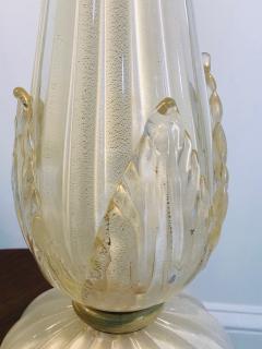  Seguso Pair of Seguso Handblown Glass Murano Lamps - 1011112