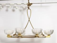  Seguso Seguso Chandelier 1950s newly rewired and gently polished - 2834237