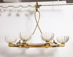  Seguso Seguso Chandelier 1950s newly rewired and gently polished - 2834240