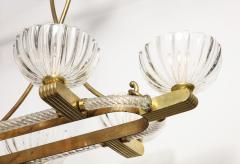  Seguso Seguso Chandelier 1950s newly rewired and gently polished - 2834246