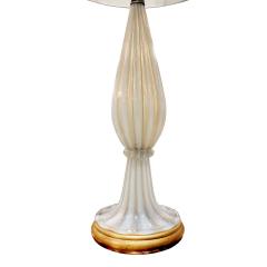  Seguso Seguso Pair of Elegant Hand Blown Table Lamps 1950s - 1506795