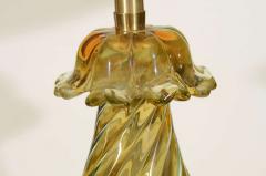  Seguso Seguso Peridot Murano Glass Lamps - 842566