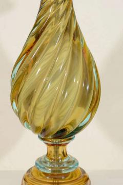  Seguso Seguso Peridot Murano Glass Lamps - 842570