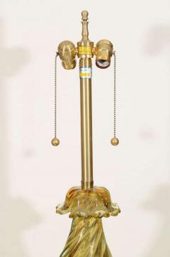  Seguso Seguso Peridot Murano Glass Lamps - 842571