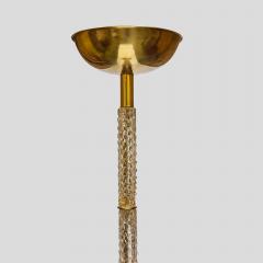  Seguso Seguso Vetri d Arte 1950s brass and glass floor lamp by Seguso Vetri D Arte - 3843440