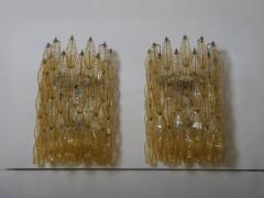  Seguso Seguso Vetri d Arte Large variant of Venini Poliedri set of four wall lights c1960 - 4512326