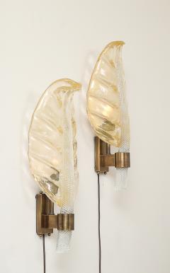  Seguso Seguso Vetri d Arte Leaf Wall Lights by Seguso Vetri DArte - 4055448