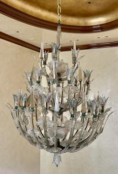  Seguso Seguso Vetri d Arte Monumental Hand Blown Glass Chandelier Attributed to Seguso Vetri dArte - 4595085