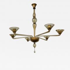  Seguso Seguso Vetri d Arte Murano Glass Chandelier By Seguso - 3895624