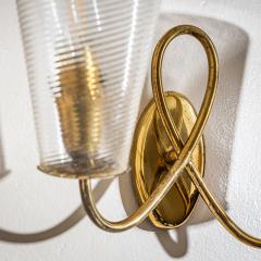  Seguso Seguso Vetri d Arte Pair of Wall Lights attributed to Seguso Vetri d Arte Italy Mid 20th Century - 4721629