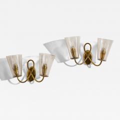  Seguso Seguso Vetri d Arte Pair of Wall Lights attributed to Seguso Vetri d Arte Italy Mid 20th Century - 4776822