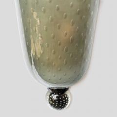  Seguso Seguso Vetri d Arte Pair of smoke grey glass wall lights Seguso attributed design - 4585782
