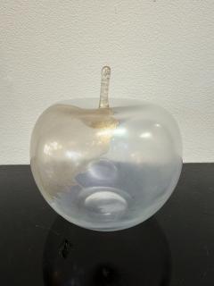  Seguso Seguso Vetri d Arte Seguso Apple Sculpture with Gold Leaf Italy 1970s - 4540914