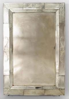  Seguso Seguso Vetri d Arte Seguso Italian Venetian Murano Etched Glass Wall Mirrors - 4272355