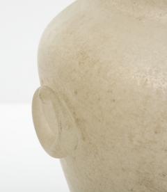  Seguso Seguso Vetri d Arte Seguso Ivory Scavo Murano Glass Urn Lamps - 4749299