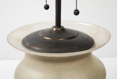  Seguso Seguso Vetri d Arte Seguso Ivory Scavo Murano Glass Urn Lamps - 4749303