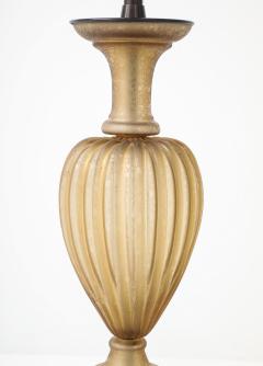  Seguso Seguso Vetri d Arte Seguso Scavo Amber Bronze Lamps - 4807550