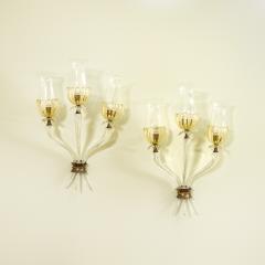  Seguso Seguso Vetri d Arte Seguso Vetri dArte Pair of Murano Wall Sconces - 3817037