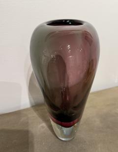  Seguso Seguso Vetri d Arte Sommerso Glass Vase by Seguso Murano 1960s - 4230147