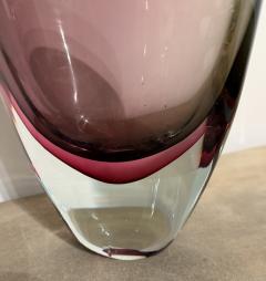  Seguso Seguso Vetri d Arte Sommerso Glass Vase by Seguso Murano 1960s - 4230151