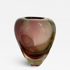  Seguso Seguso Vetri d Arte Sommerso Glass Vase by Seguso Murano 1960s - 4230484