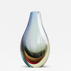  Seguso Seguso Vetri d Arte Stunning Flavio Poli Sommerso Murano Art Glass Vase for Seguso Vetri dArte - 4469401