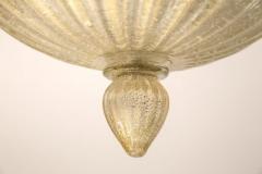  Seguso Small Gold Blown Ceiling Fixture by Seguso - 442535