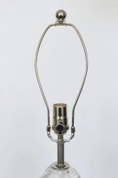  Seguso Tall Seguso Murano Glass Swirl Table Lamp - 2968322