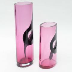 Seguso Two Italian Modern Art Glass Vases Seguso - 358326