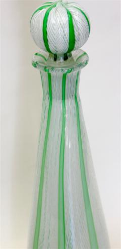  Seguso Verti d Arte Seguso Vetri dArte Filigree Blown Glass Decanter 1960 Italy - 2051913