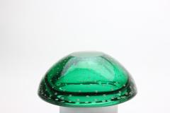  Seguso Vetri dArte Seguso Flavio Poli Green Bullicante Bowl 1960 Italy - 3170384