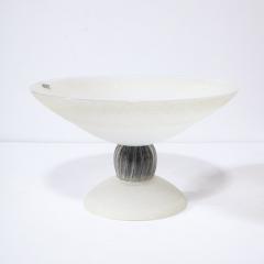  Seguso Viro Modernist Hand Blown Murano Glass Centerpiece in Scavo by Seguso - 3108637