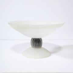  Seguso Viro Modernist Hand Blown Murano Glass Centerpiece in Scavo by Seguso - 3108693