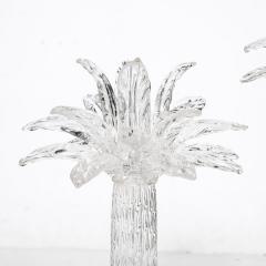  Seguso Viro Set of 3 Hand Blown Murano Glass Palm Tree Candleholders by Seguso for Tiffany - 3443172