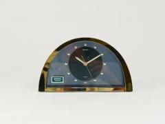  Seiko Beautiful Hollywood Regency Brass See Through Table Clock by Seiko Japan 1980s - 4067312
