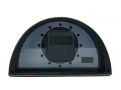  Seiko Beautiful Hollywood Regency Brass See Through Table Clock by Seiko Japan 1980s - 4067313