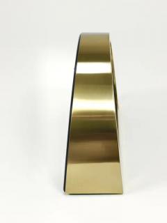  Seiko Beautiful Hollywood Regency Brass See Through Table Clock by Seiko Japan 1980s - 4067379