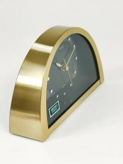  Seiko Beautiful Hollywood Regency Brass See Through Table Clock by Seiko Japan 1980s - 4067390