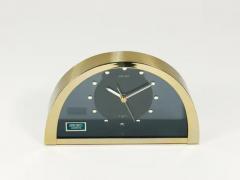 Seiko Beautiful Hollywood Regency Brass See Through Table Clock by Seiko Japan 1980s - 4067454