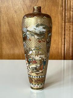  Seikozan Exquisite Japanese Satsuma Vase by Seikozan - 2169705