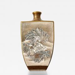  Seikozan Fine Japanese Satsuma Vase with Superb Decoration by Seikozan - 3193369